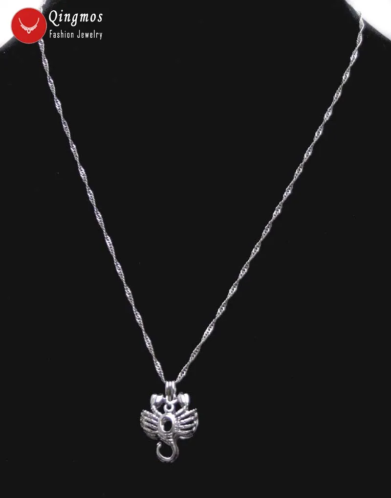 MMC Pearl Leaf Shape Silver Pendants Necklaces