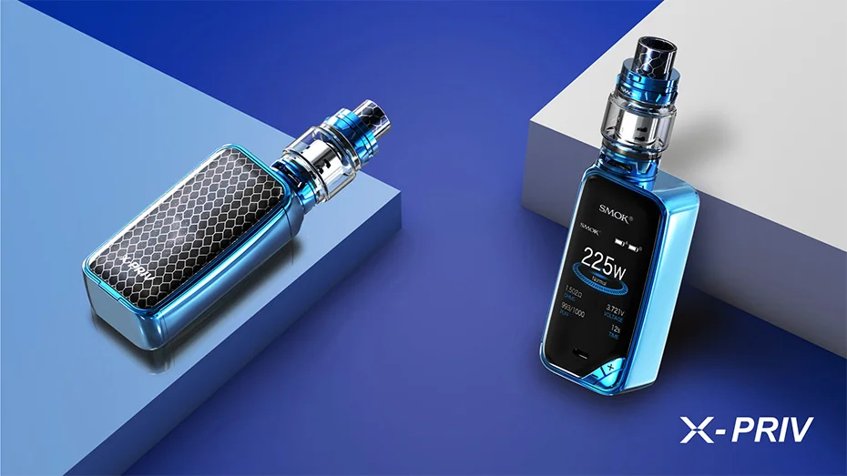 Vape SMOK X-PRIV Kit E Cigarette Box Mod Electronic Cigarette TFV12 Prince Tank Vaporizer X PRIV Mod Original Mag KIT S9231