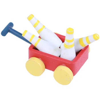 1pc Wooden Bowling Trolley Scale 1:12 Dollhouse Miniature Model Outdoor Toy Accessories
1pc Wooden Bowling Trolley Scale 1:12 Dollhouse Miniature Model Outdoor Toy Accessories