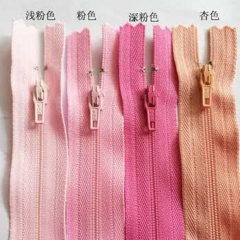 100 Pcs/lot Most Free Shipping YKK Nylon Coil Zippers Fasteners Pink Apricot for Pants Skirt Handmade Art Diy
100 Pcs/lot Most Free Shipping YKK Nylon Coil Zippers Fasteners Pink Apricot for Pants Skirt Handmade Art Diy