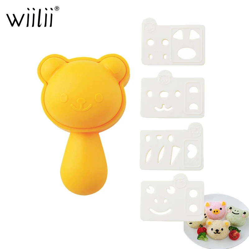 Cute Animal Shape Rice Ball Mold Set For Sandwich Bread Cake Molds DIY Cookie Cutter Sushi Tool Kitchen Baking Tools
Cute Animal Shape Rice Ball Mold Set For Sandwich Bread Cake Molds DIY Cookie Cutter Sushi Tool Kitchen Baking Tools