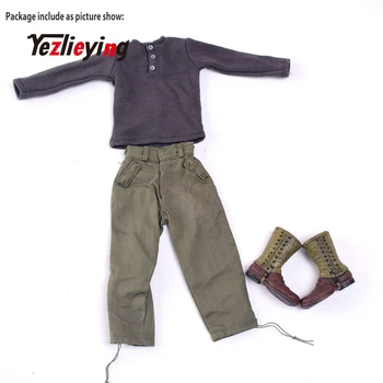 1/6 Scale Accessories Soldier WWII German Sweater+Veyron Defense pants+US Ranger Combat Boots Suit F 12" Action Figure Doll Toys
1/6 Scale Accessories Soldier WWII German Sweater+Veyron Defense pants+US Ranger Combat Boots Suit F 12" Action Figure Doll Toys