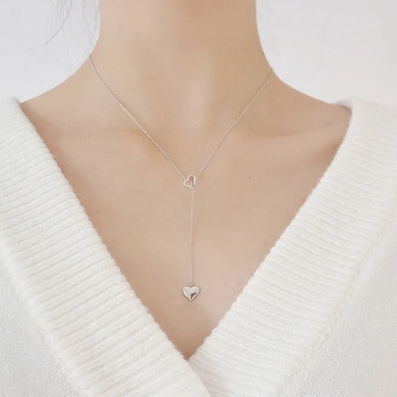 Hot 1PC Simple Fashion Trendy jewelry copper heart adjustable chain link necklace for women girls Valentine's Day Gift
Hot 1PC Simple Fashion Trendy jewelry copper heart adjustable chain link necklace for women girls Valentine's Day Gift