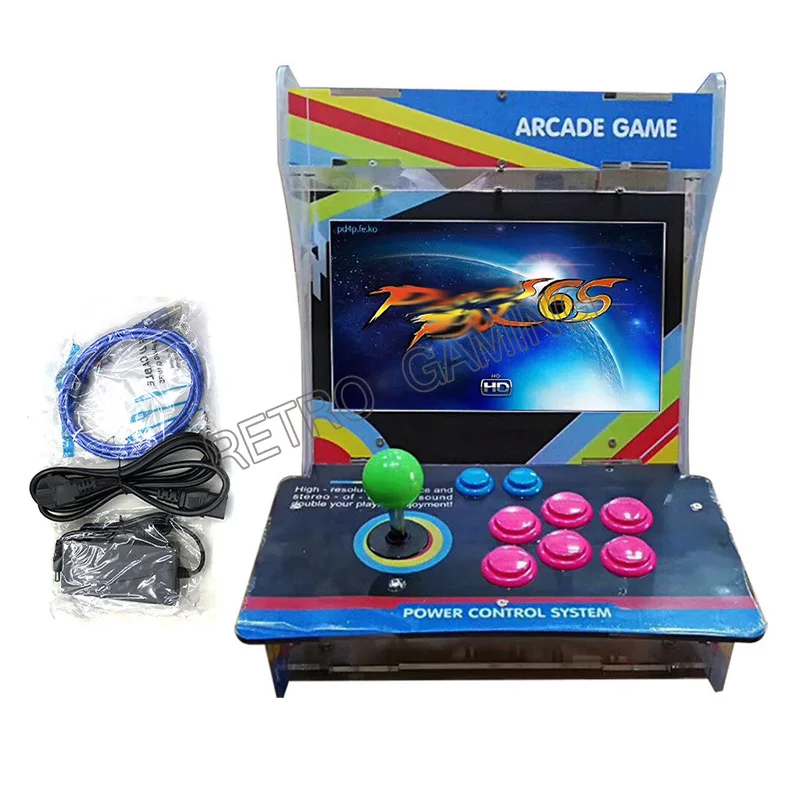Arcade 999 / 1299 / 1388 in 1 Pandora 6s Jamma console with 10" LCD 1 player mini arcade game machine Acrylic Cabinet
Arcade 999 / 1299 / 1388 in 1 Pandora 6s Jamma console with 10" LCD 1 player mini arcade game machine Acrylic Cabinet