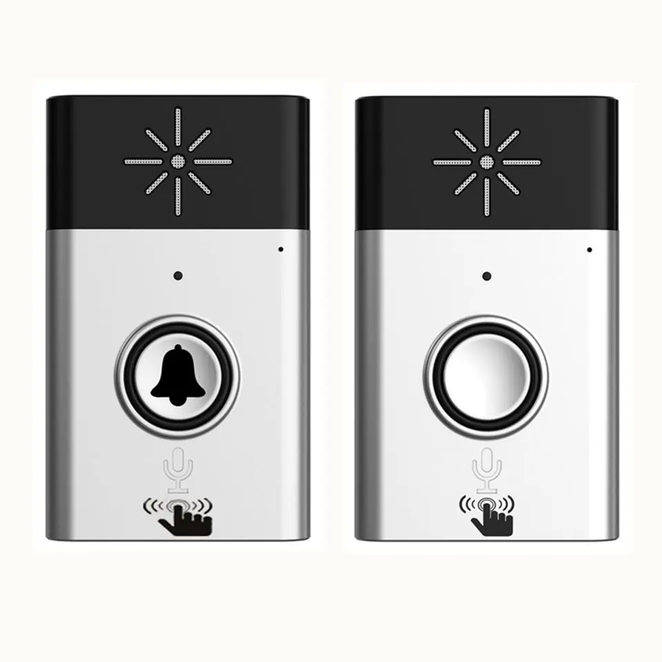 Wireless Voice Intercom Intelligent Doorbell Battery Mobile Interphone 300M Distance Outdoor Transmitter + Indoor Receiver
Wireless Voice Intercom Intelligent Doorbell Battery Mobile Interphone 300M Distance Outdoor Transmitter + Indoor Receiver