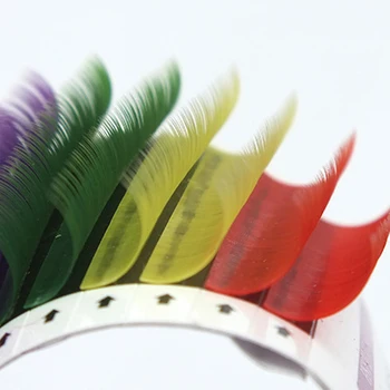 New 12Rows/Set 6Colors Natural False Eyelash Extension Mixed Rainbow 0.1mm Colorful Individual Eyelashes Beauty Makeup Tool
New 12Rows/Set 6Colors Natural False Eyelash Extension Mixed Rainbow 0.1mm Colorful Individual Eyelashes Beauty Makeup Tool