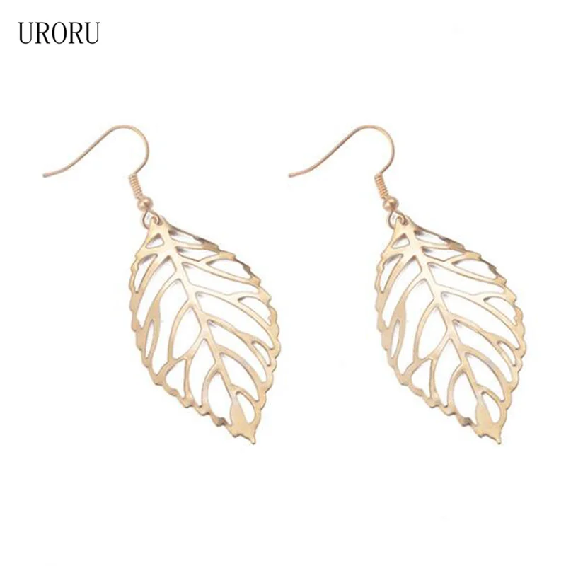 URORU Double Leaves Loop Drop Earrings For Women Long Dangle Earrings High Quality Statement Wedding Fashion Jewelry Wholesale
URORU Double Leaves Loop Drop Earrings For Women Long Dangle Earrings High Quality Statement Wedding Fashion Jewelry Wholesale