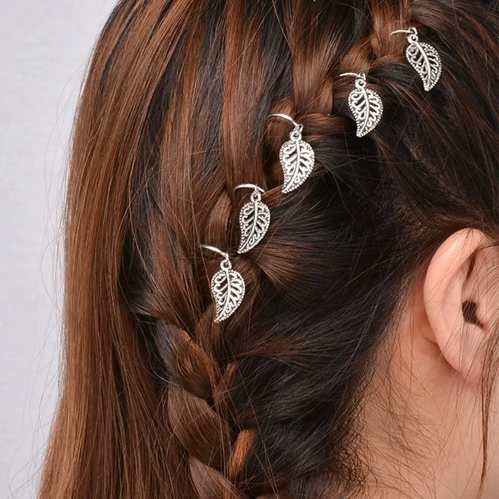 5pcs Hip Hop Hair Braid Hair Loops Clips Bulk DIY Star Leaf Shell Loop Feather Flower Shape Hair Accessories
5pcs Hip Hop Hair Braid Hair Loops Clips Bulk DIY Star Leaf Shell Loop Feather Flower Shape Hair Accessories