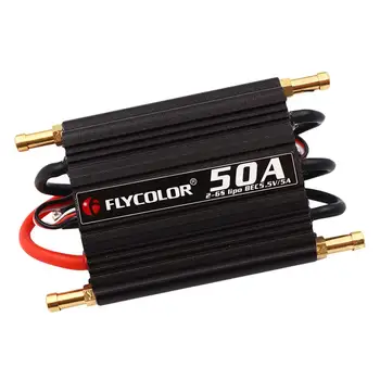 Waterproof Brushless 50A ESC Electronic Speed Controller 2-6s 5.5V/5A for RC Racing Boat Parts Accessories Hardware
Waterproof Brushless 50A ESC Electronic Speed Controller 2-6s 5.5V/5A for RC Racing Boat Parts Accessories Hardware