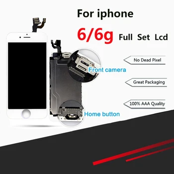 10 PCS LCD Display Grade AAA + + + Full Assembly for iPhone 6 Finished Touch Screen Replacement Display With Camera Home Butto
10 PCS LCD Display Grade AAA + + + Full Assembly for iPhone 6 Finished Touch Screen Replacement Display With Camera Home Butto