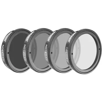 Neewer 4 Pieces Lens Filter Set for DJI Phantom 4/Phantom 3 Professional+Advanced: Polarizer CPL Filter, ND16, ND32, ND64 Filter
Neewer 4 Pieces Lens Filter Set for DJI Phantom 4/Phantom 3 Professional+Advanced: Polarizer CPL Filter, ND16, ND32, ND64 Filter
