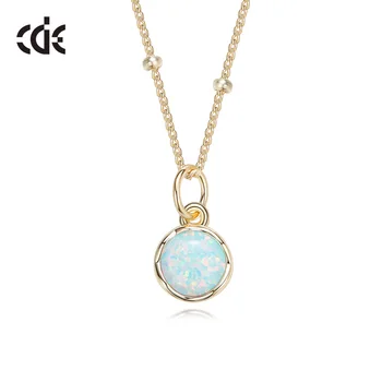 CDE Rose Gold Round Necklace 925 Sterling Silver Necklace Bijoux Femme en argent 925 Opal Jewelry Gifts For Women Pendant
CDE Rose Gold Round Necklace 925 Sterling Silver Necklace Bijoux Femme en argent 925 Opal Jewelry Gifts For Women Pendant