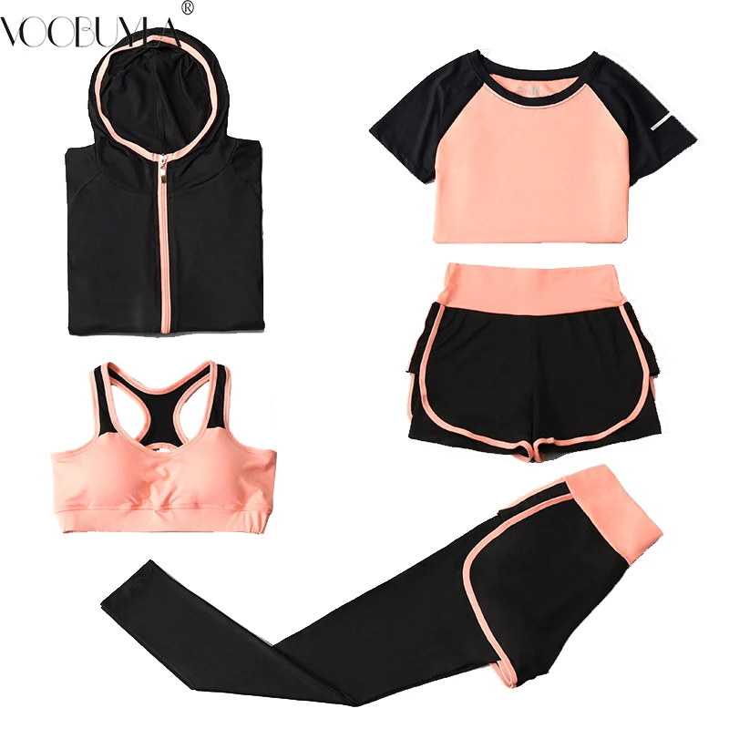 Voobuyla Women 5PCS Running Yoga Set Training Sports Sets Female Workout Clothes Women Sportswear Gym Training Clothing S-3XL
Voobuyla Women 5PCS Running Yoga Set Training Sports Sets Female Workout Clothes Women Sportswear Gym Training Clothing S-3XL