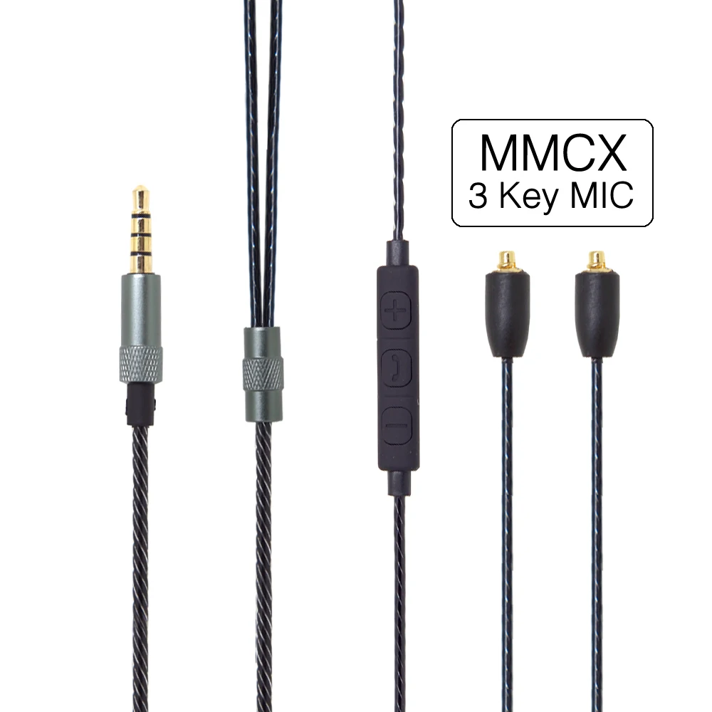 Модернизированный кабель для наушников FAAEAL MMCX 5N OFC Для Shure SE215 SE846 UE900 сменный IE80 IE8
