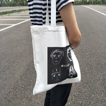 Fashion Basic Cartoon Printing Classic Tote Bags Women Canvas Zipper Handbags 2019 New Female Casual Simple Shoulder Bags
Fashion Basic Cartoon Printing Classic Tote Bags Women Canvas Zipper Handbags 2019 New Female Casual Simple Shoulder Bags