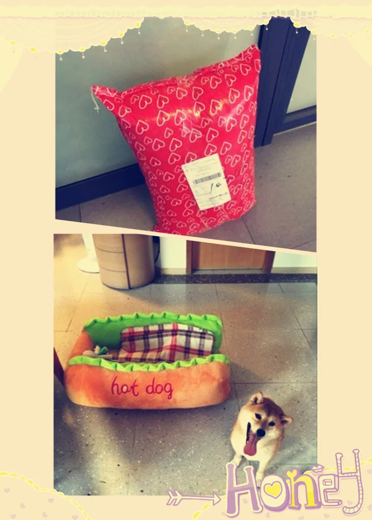 Hot Dog Bed for Pets Hot Dog Bed for Pets