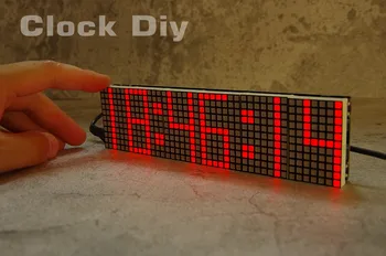 Electronic Diy soldering kit Electronic Dot matrix led display words display Temperature humidity clock geek diy beginner
Electronic Diy soldering kit Electronic Dot matrix led display words display Temperature humidity clock geek diy beginner