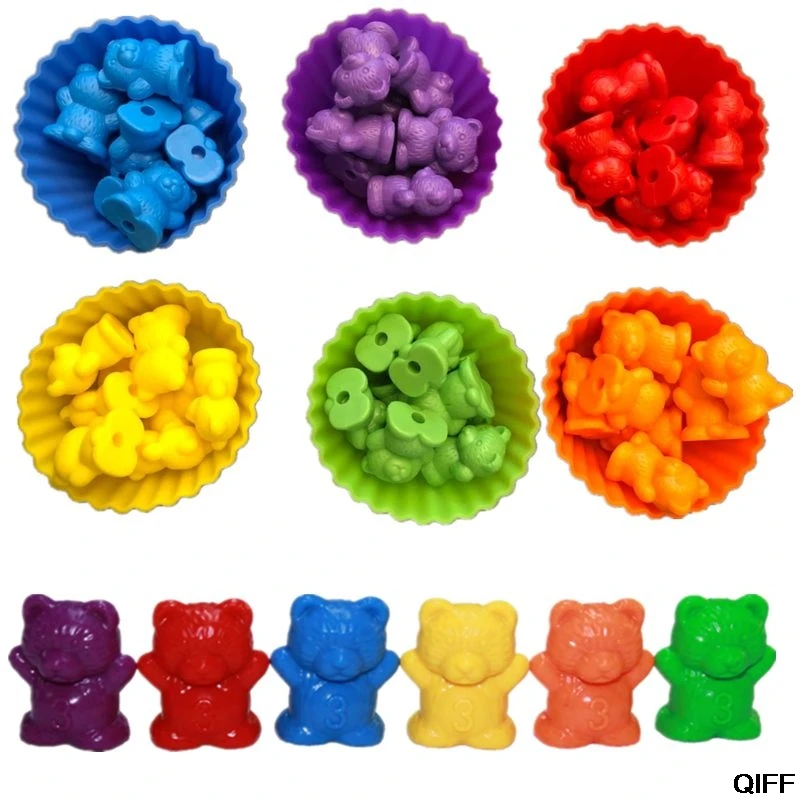 Counting Bears With Stacking Cups - Montessori Rainbow Matching Game, Educational Color Sorting Toys For Toddlers Baby
Counting Bears With Stacking Cups - Montessori Rainbow Matching Game, Educational Color Sorting Toys For Toddlers Baby