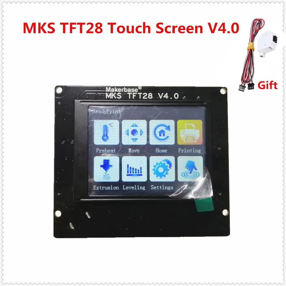 

3d printing elements MKS TFT28 V4.0 touchscreen RepRap controller panel colorful display SainSmart splash screen lcd Monitor