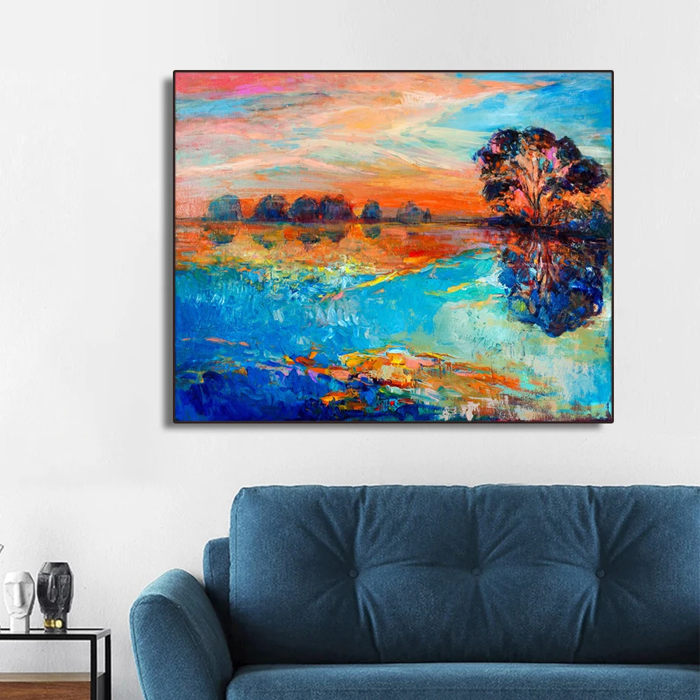 Watercolor Abstract Lake Scenery Wall Art Canvas Painting Calligraphy Poster Print Decorative Picture for Living Room Home Decor
Watercolor Abstract Lake Scenery Wall Art Canvas Painting Calligraphy Poster Print Decorative Picture for Living Room Home Decor
