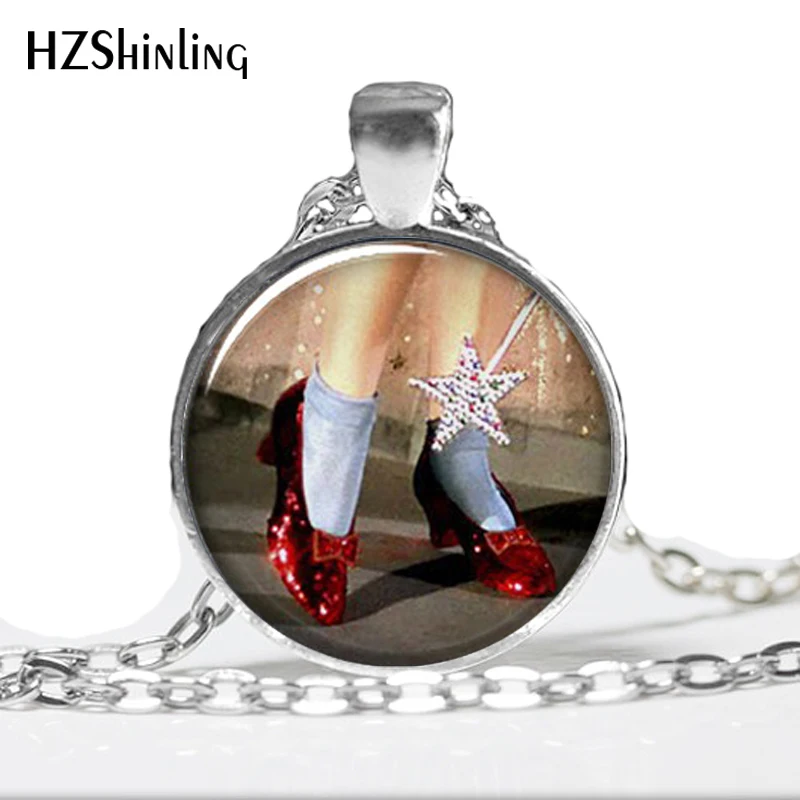 HZ--A173 Red Slippers Oz pendant Oz necklace pendant Wizard of Oz jewelry Glass Dome Jewelry HZ1
HZ--A173 Red Slippers Oz pendant Oz necklace pendant Wizard of Oz jewelry Glass Dome Jewelry HZ1