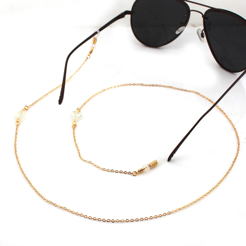 Link Chain Crystal Beads Tassel Glasses Chains Silicone Eyeglasses Cord Sunglasses Necklace Band Accessories
Link Chain Crystal Beads Tassel Glasses Chains Silicone Eyeglasses Cord Sunglasses Necklace Band Accessories