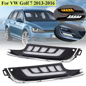 Pair 12V LED DRL Daytime Running Light Car Accessories ABS 12V Fog Lamp cover For VW for Volkswagen Golf 7 2013 2014 2015 2016
Pair 12V LED DRL Daytime Running Light Car Accessories ABS 12V Fog Lamp cover For VW for Volkswagen Golf 7 2013 2014 2015 2016