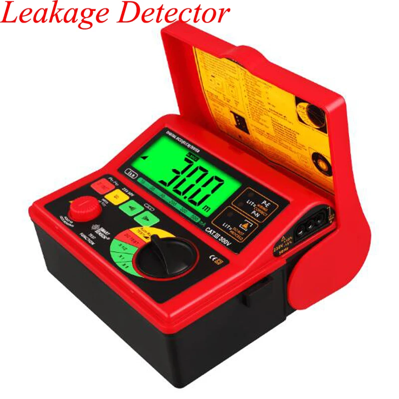 Leakage Switch Tester Digital RCD ELCB Tester Leakage Current Protector Tester 10/20/30/200/300/500mA AR5406
Leakage Switch Tester Digital RCD ELCB Tester Leakage Current Protector Tester 10/20/30/200/300/500mA AR5406