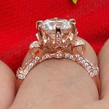 Royal Designer Propose Jewelry 750 Rose Gold 2CT Synthetic Diamonds Ring Engagement Solid Rose Gold Jewelry 750 Round Customized
Royal Designer Propose Jewelry 750 Rose Gold 2CT Synthetic Diamonds Ring Engagement Solid Rose Gold Jewelry 750 Round Customized