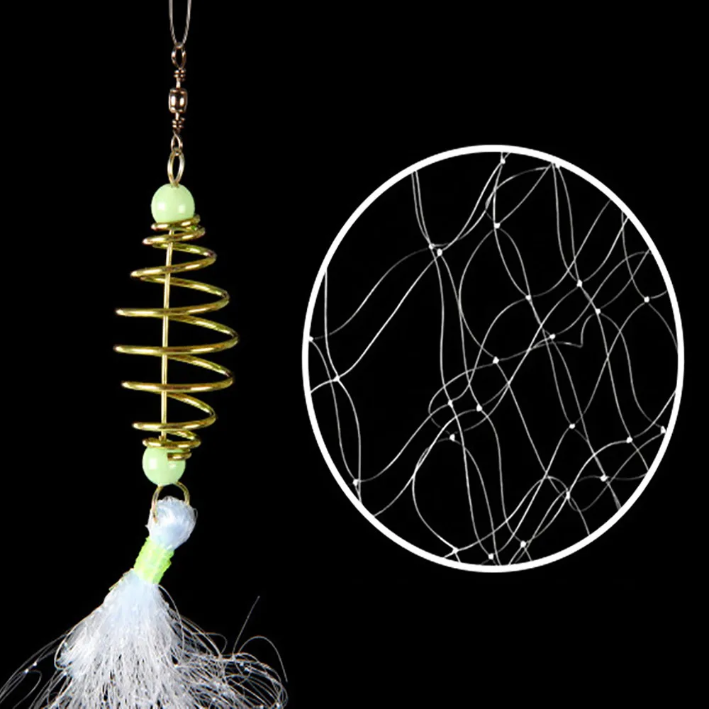 Multi Size Fishing Net Trap Mesh Luminous Bead Copper Spring Shoal Netting Fishnet Tackle 4.0#
Multi Size Fishing Net Trap Mesh Luminous Bead Copper Spring Shoal Netting Fishnet Tackle 4.0#
