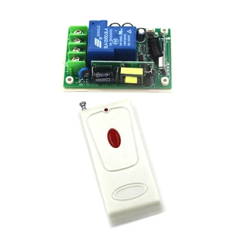 220V Wide voltage, 85V-250V 1CH wireless remote control switch with 1-button remote controller self-locking SKU: 5538
220V Wide voltage, 85V-250V 1CH wireless remote control switch with 1-button remote controller self-locking SKU: 5538