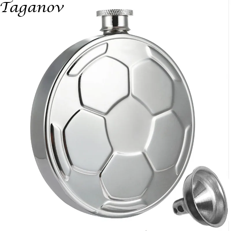 4.5 OZ Beautiful Stainless Steel Football Hip Flask 304 Mirror Polished Crazy Pot with Funnel drink alcohol flasks whiskey wisky
4.5 OZ Beautiful Stainless Steel Football Hip Flask 304 Mirror Polished Crazy Pot with Funnel drink alcohol flasks whiskey wisky