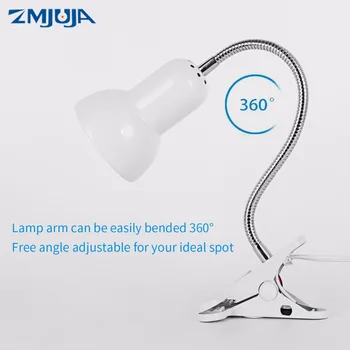ZMJUJA New Lamp holder Mini Clip-On Flexible Bright LED base light Book Reading Light For E27 holders
ZMJUJA New Lamp holder Mini Clip-On Flexible Bright LED base light Book Reading Light For E27 holders
