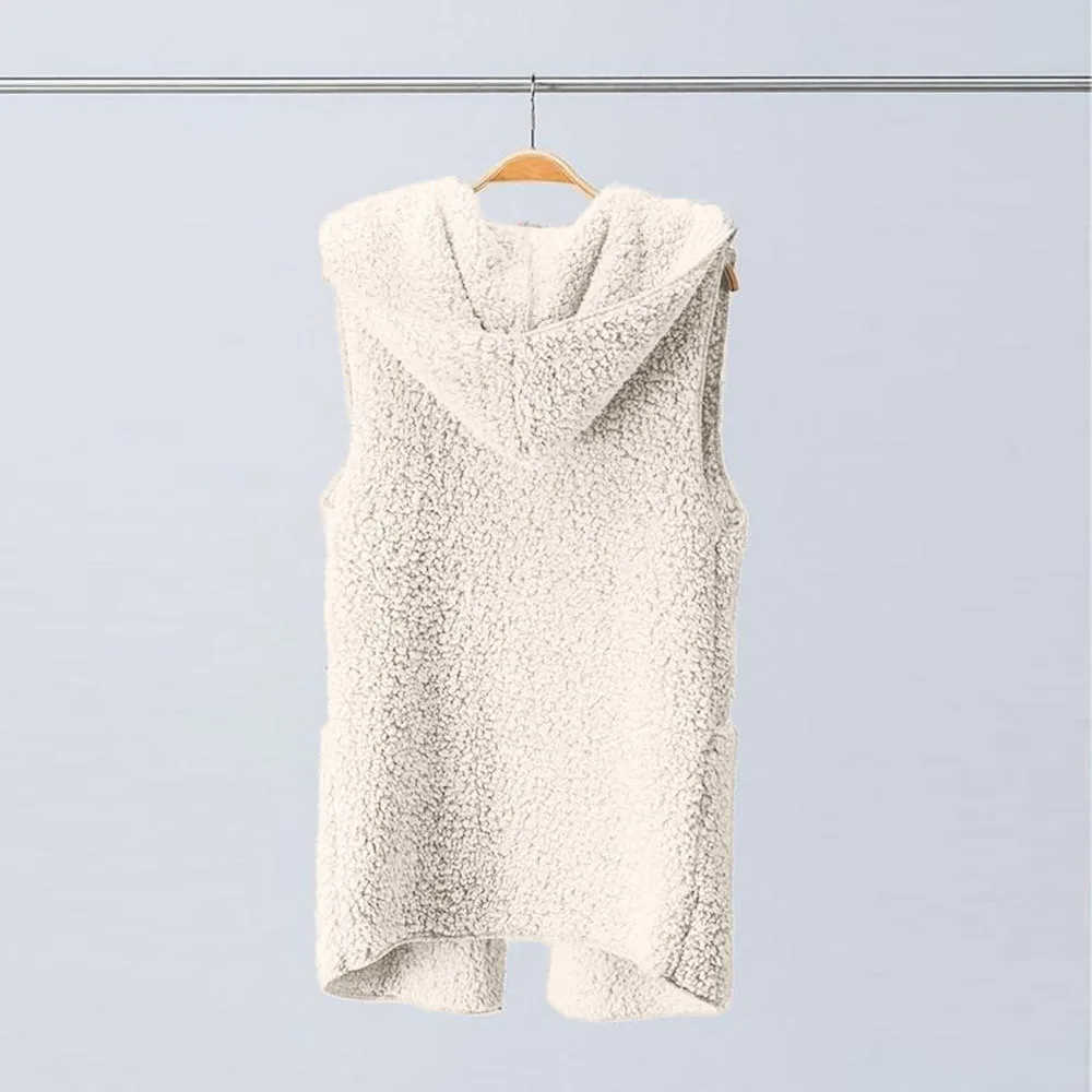 2019 Large Size Women's Fashion Cashmere Vest Sleeveless Hooded Pocket Vest Warm Outerwear & Coats
2019 Large Size Women's Fashion Cashmere Vest Sleeveless Hooded Pocket Vest Warm Outerwear & Coats
