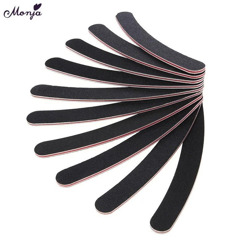 Monja 10pcs Black Nail art Curve Sanding Sand File grit 100/180 Manicure perdicure Buffing Buffer UV Gel Polisher DIY Tool
Monja 10pcs Black Nail art Curve Sanding Sand File grit 100/180 Manicure perdicure Buffing Buffer UV Gel Polisher DIY Tool