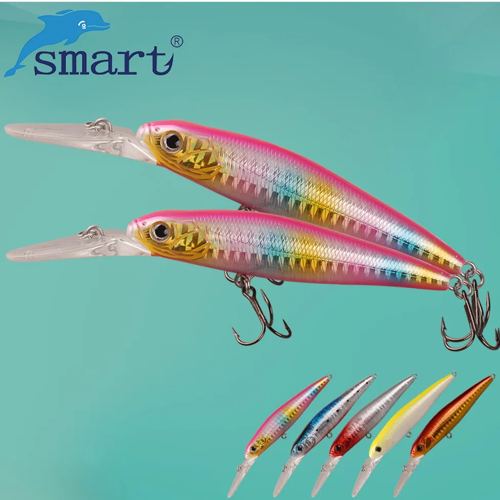 SMART Minnow Bait 9cm13.35g Floating3.0 Hard Fishing Lure VMC Hook Isca Artificial Pesca Leurre Souple Fishing Wobblers Kunstaas
SMART Minnow Bait 9cm13.35g Floating3.0 Hard Fishing Lure VMC Hook Isca Artificial Pesca Leurre Souple Fishing Wobblers Kunstaas