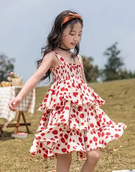 Girls Chiffon Dress Summer Dress New Kids Dress Little Girls Princess Cake SkirtY12
Girls Chiffon Dress Summer Dress New Kids Dress Little Girls Princess Cake SkirtY12