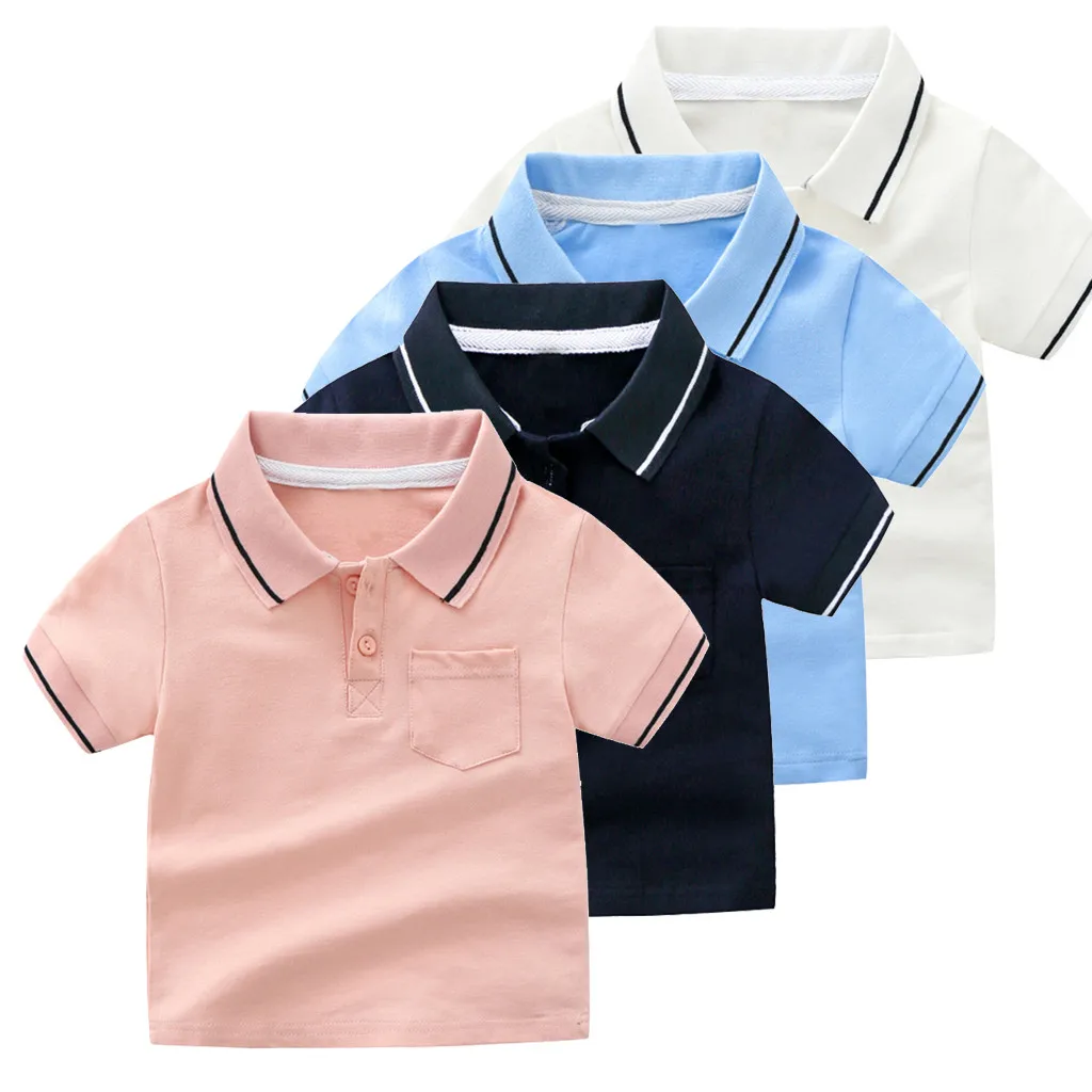 2019 Summer Toddler Baby Boy Short Sleeve Solid Gentleman Tops Boys Tee Children's Clothes New Tops T-Shirt Clothes
2019 Summer Toddler Baby Boy Short Sleeve Solid Gentleman Tops Boys Tee Children's Clothes New Tops T-Shirt Clothes