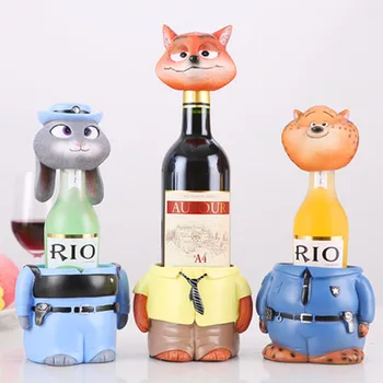 European Style Cartoon Zootropolis Resin Red Wine Rack Fashion Red Wine Holder TV bench Home Decoration Accessories X1393
European Style Cartoon Zootropolis Resin Red Wine Rack Fashion Red Wine Holder TV bench Home Decoration Accessories X1393