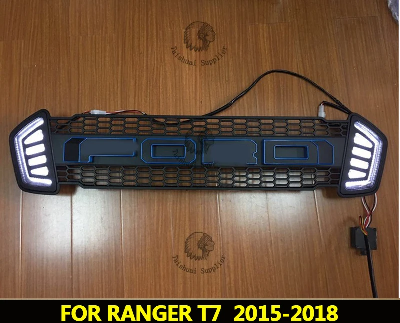 RACING GRILLE GRILLS WITH LED FRONT BUMPER MASK FIT FOR RANGER T7 GRILL 2015-2017 PICKUP AUTO ACCESSORIES
RACING GRILLE GRILLS WITH LED FRONT BUMPER MASK FIT FOR RANGER T7 GRILL 2015-2017 PICKUP AUTO ACCESSORIES
