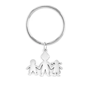 Stainless Steel Key Chain Mother Daughter Son Key Ring Loop Holder for Bag Metal Blank Faminly Charm Accessory Wholesale 50pcs
Stainless Steel Key Chain Mother Daughter Son Key Ring Loop Holder for Bag Metal Blank Faminly Charm Accessory Wholesale 50pcs
