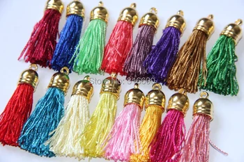 Wholesales assorted colors Silk/Satin Leather Tassels charms pendant, Ideal Accessories for DIY projects
Wholesales assorted colors Silk/Satin Leather Tassels charms pendant, Ideal Accessories for DIY projects