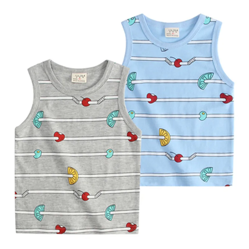 2019 New Boys Shirt Summer O-Neck Children's Vest Handsome Shirt Kid Clothes Printing Casual Striped Sleeveless Top Vest
2019 New Boys Shirt Summer O-Neck Children's Vest Handsome Shirt Kid Clothes Printing Casual Striped Sleeveless Top Vest