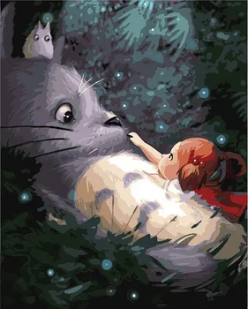 My Neighbor Totoro painting by numbers Diy oil paintings on canvas cuadros home decor wall art pictures for living room Y347
My Neighbor Totoro painting by numbers Diy oil paintings on canvas cuadros home decor wall art pictures for living room Y347