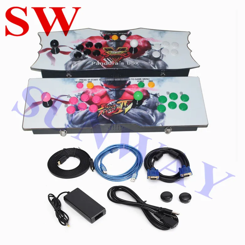 Pandora game 9H 2199 games in 1 Classic Arcade Video Game Console 2 players with Sanwa Arcade Joystick Support HDMI&VGA output
Pandora game 9H 2199 games in 1 Classic Arcade Video Game Console 2 players with Sanwa Arcade Joystick Support HDMI&VGA output