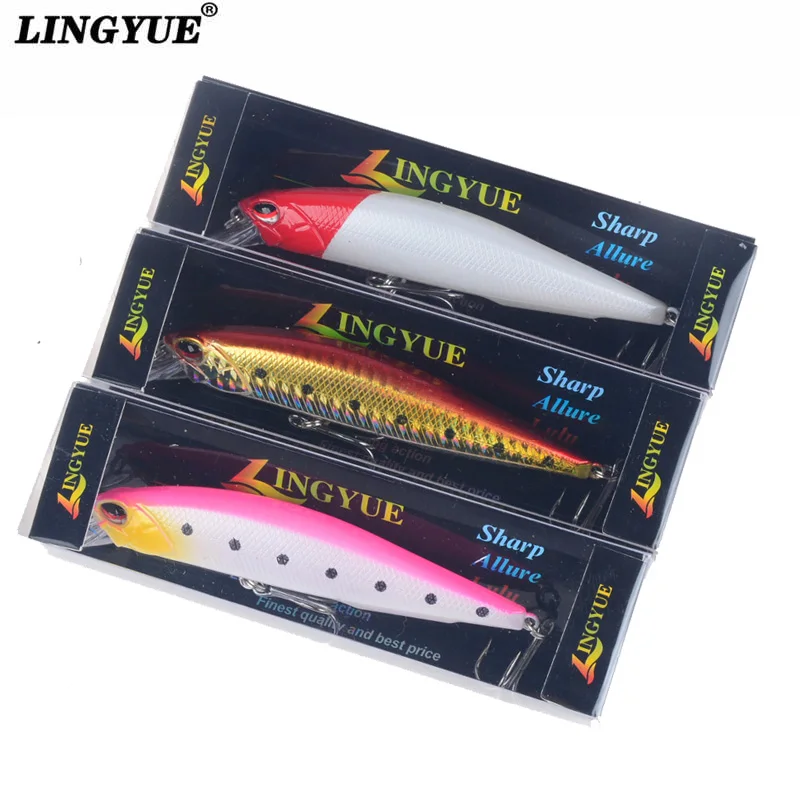 LINGYUE Retail Box Classical Minnow Fishing Lure Rattle Wobbler 110mm 14g Tight Crankbait Topwater Hard Bait Japan Pesca
LINGYUE Retail Box Classical Minnow Fishing Lure Rattle Wobbler 110mm 14g Tight Crankbait Topwater Hard Bait Japan Pesca