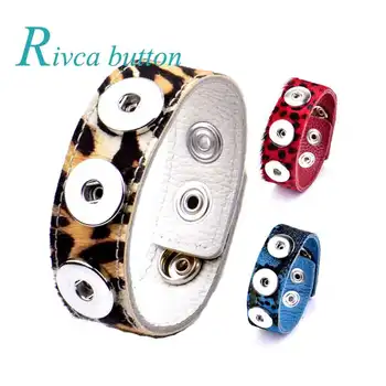 6Pcs/lot Rivca Leather Bracelet With Alloy Buckle Fit 18mm Ginger Snap Button Adjustable Women&Men Charms Bracelet Jewelry P2000
6Pcs/lot Rivca Leather Bracelet With Alloy Buckle Fit 18mm Ginger Snap Button Adjustable Women&Men Charms Bracelet Jewelry P2000