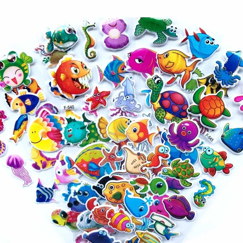 5 Sheets 3D Cartoon Fish Wall Stickers Kids Toys Bubble Stickers Teacher baby Gift Reward PVC Sticker Birthday gift
5 Sheets 3D Cartoon Fish Wall Stickers Kids Toys Bubble Stickers Teacher baby Gift Reward PVC Sticker Birthday gift