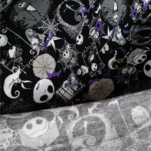 XinHuaEase Christmas Night Cry Four-sided Stretch Knit Fabric Lycra Cotton Cloth for Needlework Halloween Cartoon Black Color
XinHuaEase Christmas Night Cry Four-sided Stretch Knit Fabric Lycra Cotton Cloth for Needlework Halloween Cartoon Black Color