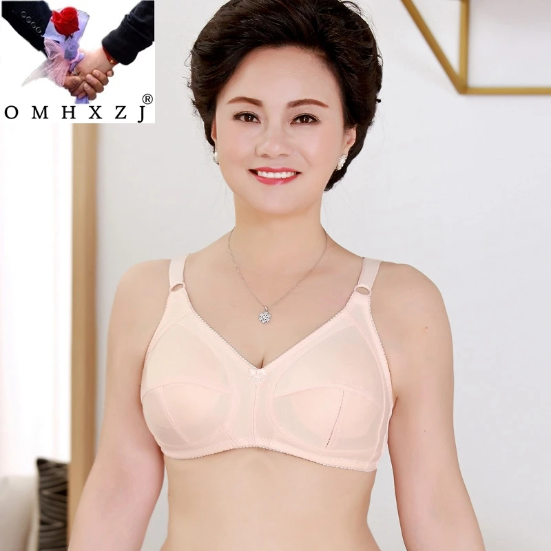 OMHXZJ Wholesale Fashion Middle Age Women Grandmother Gift Wireless Plus Size CD Cup Adjustable Cotton Thin Comfortable Bra NY22
OMHXZJ Wholesale Fashion Middle Age Women Grandmother Gift Wireless Plus Size CD Cup Adjustable Cotton Thin Comfortable Bra NY22